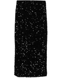 ROTATE BIRGER CHRISTENSEN - Midi-Rok Met Pailletten - Lyst