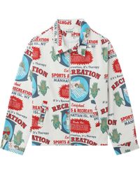 Bode - Giacca-Camicia Con Stampa - Lyst
