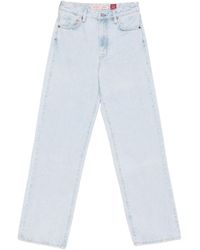 Superdry - Wide-Leg Organic Cotton Jeans - Lyst