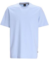 BOSS - Cotton-Jersey T-Shirt With Logo Detail - Lyst