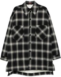 LỰU ĐẠN - Sobrecamisa A Cuadros - Lyst