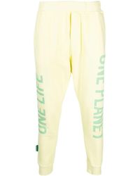 DSquared² - Logo-Print Cotton Track Pants - Lyst