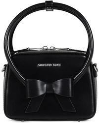 ShuShu/Tong - Bow-Detail Leather Tote Bag - Lyst