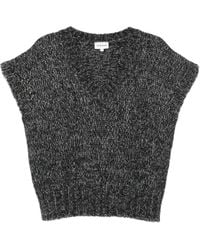 P.A.R.O.S.H. - V-Neck Short-Sleeve Top - Lyst