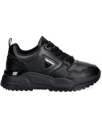 Guess - Helada Logo-Plaque Panelled Sneakers - Lyst