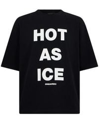 DSquared² - Slogan-Print Loose-Fit T-Shirt - Lyst