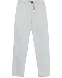 White Sand - Belted Chino Trousers - Lyst