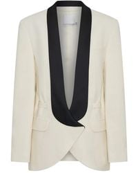 Christopher Esber - コントラストラペル タキシードジャケット - Lyst