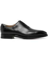 Bally - Logo-debossed Leather Derby Shoes - Lyst