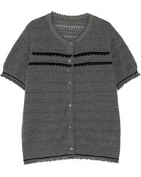 JNBY - Gebreide Gewelfde Blouse - Lyst