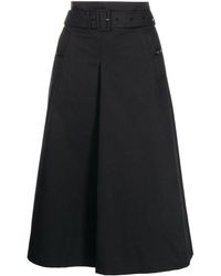 Goen.J - Belted High-waist A-line Skirt - Lyst