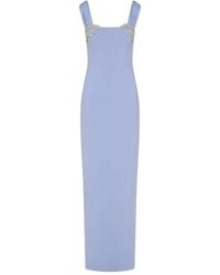 Rachel Gilbert - Malia Embellished Square-Neck Maxi Gown - Lyst
