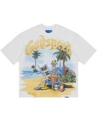 Godspeed - Skeleton Beach Ii Graphic-Print T-Shirt - Lyst