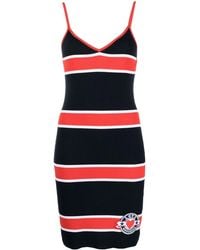 Love Moschino - Striped Ribbed Dress - Lyst