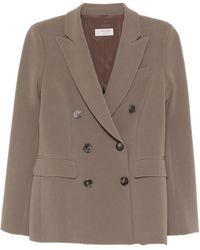 Alberto Biani - Blazer Met Dubbele Rij Knopen En Manchetten - Lyst