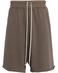 Rick Owens - Cotton Drop-crotch Shorts - Lyst