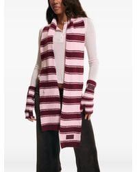 Juicy Couture - Stripe-Knit Scarf - Lyst
