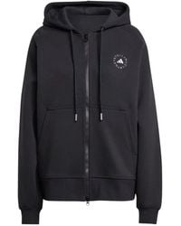 adidas - Logo-Print Zip-Up Hoodie - Lyst