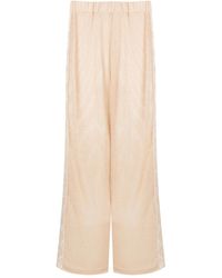 Olympiah - Lace-Trim Wide-Leg Trousers - Lyst