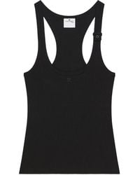 Courreges - 90S Ribbed Tank Top - Lyst