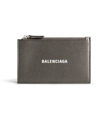 Balenciaga - Logo-print Leather Wallet - Lyst