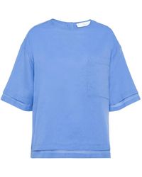 Tela - T-Shirt Met Korte Mouwen En Borstzak - Lyst