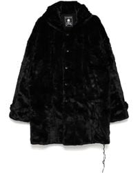 MASTERMIND WORLD - Logo Motif Parka Coat - Lyst