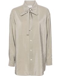 Lemaire - Camisa con lazo - Lyst