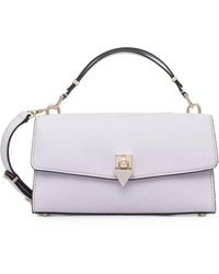 Guess - Patsie Logo-Plaque Shoulder Bag - Lyst