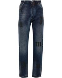 Palm Angels - Logo-Print Jeans - Lyst