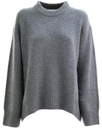 Lisa Yang - Ribbed-Knit Crew-Neck Sweater - Lyst