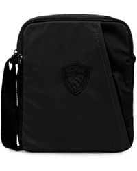 Blauer - Logo-Patch Zip-Fastening Messenger Bag - Lyst