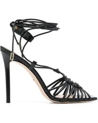 Elisabetta Franchi - Chain-Detail Open-Toe Sandals - Lyst
