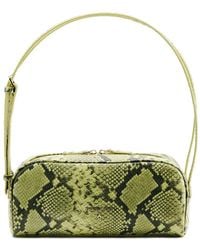 Patrizia Pepe - Python-Print Leather Shoulder Bag - Lyst