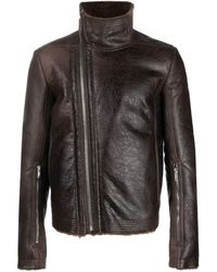 Rick Owens - Giacca Bauhaus in pelle - Lyst