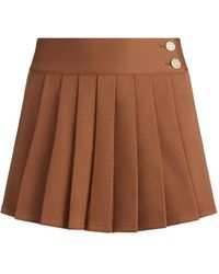 Alice + Olivia - Noah Pleated Side-Stripe Skort - Lyst