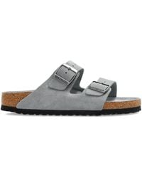 Birkenstock - ダブルバックル スエードフラットサンダル - Lyst