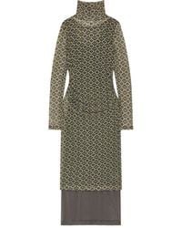 Dries Van Noten - Abito A Collo Alto - Lyst