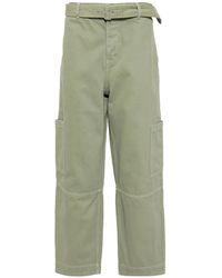 Maison Kitsuné - Cargo Broek Met Ceintuur - Lyst