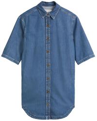 Marc O' Polo - Button-Up Denim Shirt Dress - Lyst