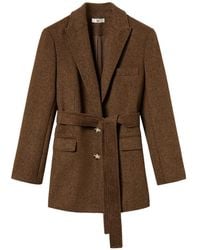 Twinset - Velour Wool Cloth Blazer - Lyst