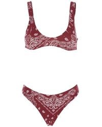 VENUJA - Paisley-Print Crystal-Embellished Bikini - Lyst