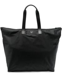 Emporio Armani - Bolso shopper con placa del logo - Lyst