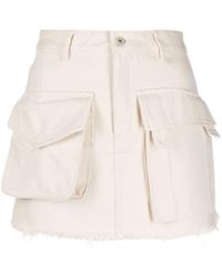 Marques'Almeida - Flap Pockets Mini Skirt - Lyst