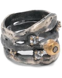 KUNDO - K65Ragna Ring Mit Diamanten - Lyst