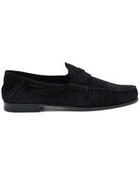 Tom Ford - Braided-Strap Suede Loafers - Lyst