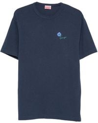 KENZO - Floral-Print T-Shirt - Lyst