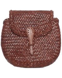 Dragon Diffusion - Mini City Woven Leather Cross Body Bag - Lyst