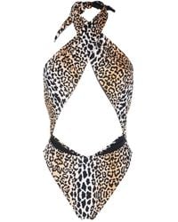 Reina Olga - Leopard-print Showpony Swimsuit - Lyst