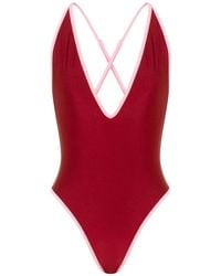 Moschino - Maillot De Bain À Bords Contrastants - Lyst